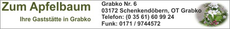 Zum Apfelbaum - Ihre Gaststätte in Grabko Zum Apfelbaum - Ihre Gaststätte in Grabko