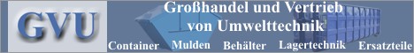 GVU GmbH - Großhandel und Vertrieb von Umwelttechnik GVU GmbH - Großhandel und Vertrieb von Umwelttechnik